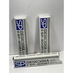 Lot 3 Genuine seikosha SP-80051 Inked‎ ribbon All Sealed Made In Japan